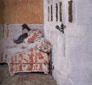 Edouard Vuillard On the sofa France oil painting artist